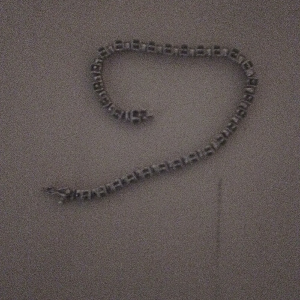 Peridot Sterling silver tennis bracelet
